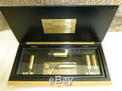 Rare Vintage Reuge Interchangeable Music Box 50 Notes 10 Songs (WATCH VIDEOS)