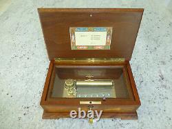 Rare Vintage Reuge Music Box 72 Keys / 3 Songs'Beethoven' Limited Edition