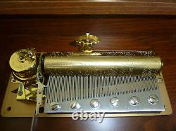 Rare Vintage Reuge Music Box 72 Keys / 3 Songs'Beethoven' Limited Edition