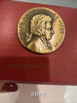 Red REUGE Switzerland Music Box Mozart Eine Kleine Nachtmusik Allegro RE VTG
