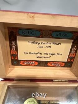 Red REUGE Switzerland Music Box Mozart Eine Kleine Nachtmusik Allegro RE VTG
