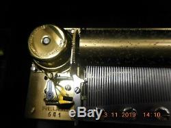 Reuge 144 Note American Bicentennial Music Box Chimes Of Glory Extremely Rare