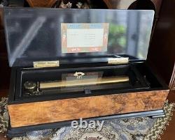 Reuge 144-Note Beethoven Symphony No. 5, 6, 9 Music Box Black classic Japan