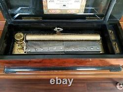 Reuge 144 Note Music Box Sublime Harmony Chimes Of Liberty Ltd Ed 3 songs