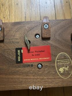 Reuge 18 Valves 3 Songs Paffelbel'S Canon Memory And Others triple Music Box
