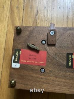 Reuge 18 Valves 3 Songs Paffelbel'S Canon Memory And Others triple Music Box