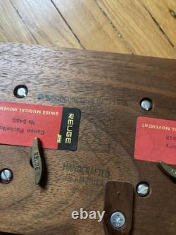 Reuge 18 Valves 3 Songs Paffelbel'S Canon Memory And Others triple Music Box