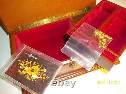 Reuge 2/50 Note Musical Jewelry Box Very Nice Beautiful