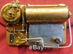 Reuge 2 Tune 36 Note Changing Musical Mechanism New Old Stock Plays 2 Minuets