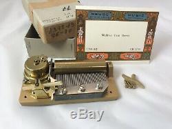 Reuge 2 song 50 Note musical movement for music box, Whither thou Goest (Video)
