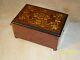 Reuge 36 Note Music Box Beautiful Condition Brass Inlay Rare Style