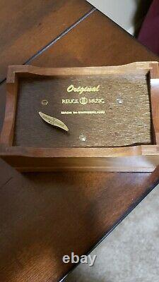 Reuge 36 Note Swiss Music Box, Plays Minuet in G & Liebestraum. Great Condition