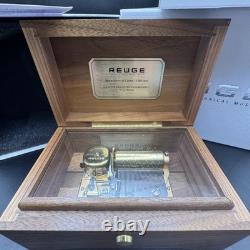 Reuge 36 Note Swiss Music Box Plays Mozart's The Magic Flute MINT Original Box