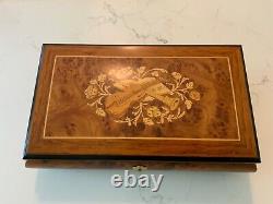Reuge 36 Note Swiss Music Box Waltz of the Flowers Made in Italy SEE VIDEO