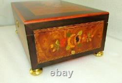 Reuge 37238 Swiss Ch3/72 Musical Jewelery Box G. F. Handel Sorrento Italy Signed