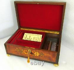 Reuge 37238 Swiss Ch3/72 Musical Jewelery Box G. F. Handel Sorrento Italy Signed