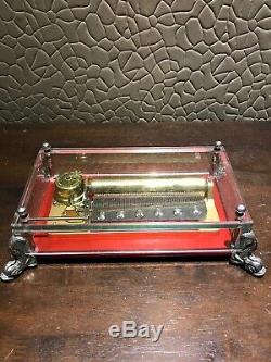 Reuge 3/72 Note Vintage Music Box (Plays The Thieving Magpie) WATCH VIDEO