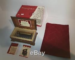 Reuge 3 Air 72 Note Swiss Cylinder Music Box Mint Condition (Watch Video)