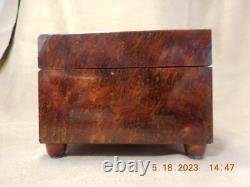 Reuge 3 Tune 50 Note Thuya Wood Music Box Plays Judaica Melodies (see Video)