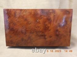 Reuge 3 Tune 50 Note Thuya Wood Music Box Plays Judaica Melodies (see Video)