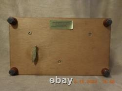 Reuge 3 Tune 50 Note Thuya Wood Music Box Plays Judaica Melodies (see Video)