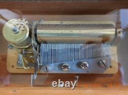 Reuge 3 Tune 50 Note Thuya Wood Music Box Plays Judaica Melodies (see Video)