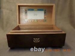 Reuge 3 Tune 50 Note Thuya Wood Music Box Plays Judaica Melodies (see Video)