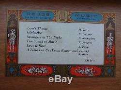 Reuge 6 Song 41 Note Music Box, Lara's Theme, Sound of Music, etc