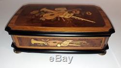Reuge 72 Note 3 Air Stunning Music Box in Exquisite Case F. Chopin (Watch Video)