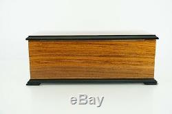 Reuge 72 Note Interchangeable Cylinder Music Box in Rosewood with 15 Airs VIDEO