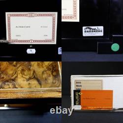 Reuge 72-Note Music Box Ave Maria 3-Part Rosewood Case, Swiss Made Japan JP