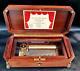 Reuge 72 Valves 3 Songs Inlaid Finish Music Box