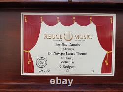 Reuge 72 Valves 3 Songs Inlaid Finish Music Box