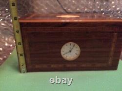 Reuge 855 Music Box Swiss Musical 72 note Movement Clock 12 tunes ex cond 1976