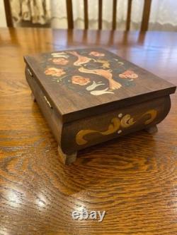 Reuge Austrian Music Box Antique Happy Bird Handmade