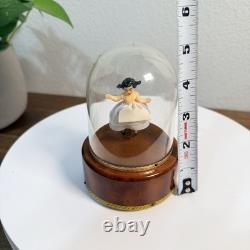 Reuge Ballerina Music Box Dome Swiss Vintage The Emperor Waltz Works
