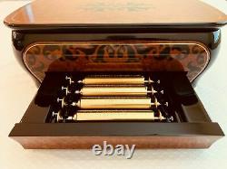 Reuge Baroque 15 Songs, 5 Interchangeable Cyl. Music Box Limited Version of 75