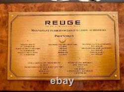 Reuge Baroque 15 Songs, 5 Interchangeable Cyl. Music Box Limited Version of 75