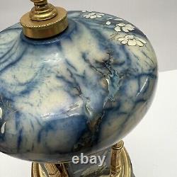 Reuge Blue Onyx Carousel Music Box Lipstick Cigarette Holder Switzerland