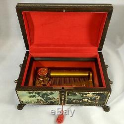 Reuge CH 4/50 Music/Jewelry Box, # 45001 Made In Switzerland