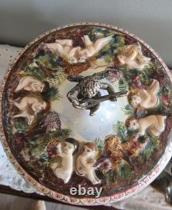 Reuge Capodimonte Carousel Musical Movement Cigar/Cigarette Dispenser 2 tunes