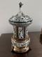 Reuge Capodimonte Porcelain Musical Lipstick Cigarette Carousel Music Box Rare