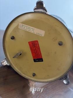 Reuge Capodimonte Porcelain Musical Lipstick Cigarette Carousel Music Box Rare