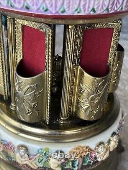 Reuge Capotimonte Lipstick Music Box Switzerland