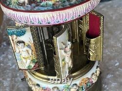 Reuge Capotimonte Lipstick Music Box Switzerland