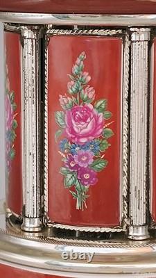 Reuge Carousel Cigarette Holder, Music Box, Lipstick Holder, 50s/60s Italia