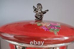 Reuge Carousel Cigarette Holder, Music Box, Lipstick Holder, 50s/60s Italia