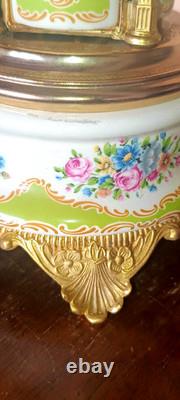 Reuge Carousel Music Box Lipstik Ceramic Cigarette Case Gold Italy