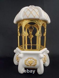 Reuge Dancing Ballerina Music Box Igor Carl Faberge Circa 80s Debut -READ