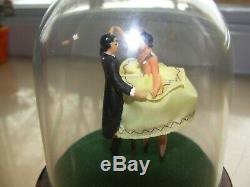 Reuge Dancing Couple Under Dome Roses From The South Music Box WORKS